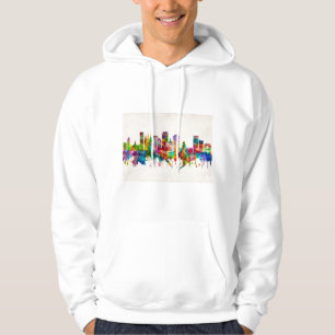 Salt Lake City Utah Skyline Hoodie