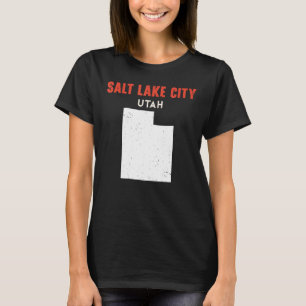 Salt Lake City Utah USA State America Travel Utaha T-Shirt