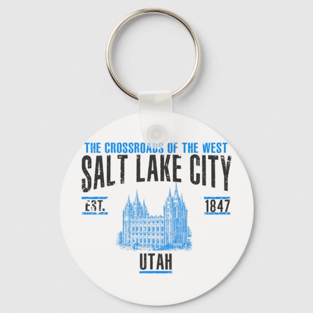 Salt Lake Keychain (Front)