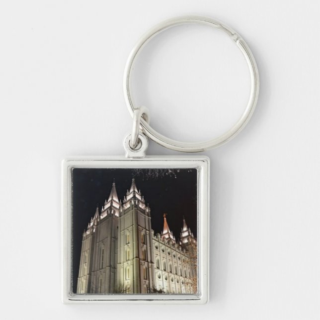 Salt Lake LDS Temple Keychain (Front)