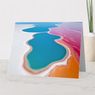 Salt Lake Nature Outdoors Landscape Calm Tranquil Card