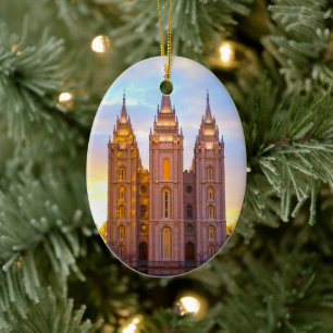 Salt Lake Temple Christmas Ornament