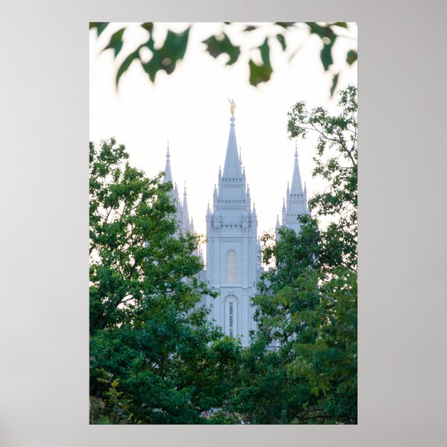 Salt Lake Temple Post Poster (Front)
