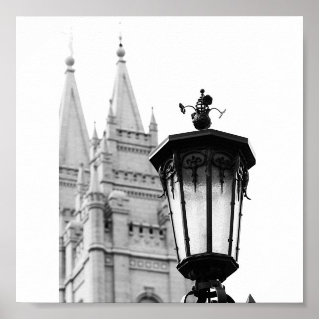 Salt Lake Temple Poster (Front)