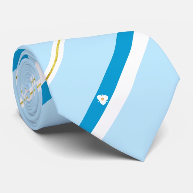 Salt Lake (Utah) city flag Neck Tie (Rolled)