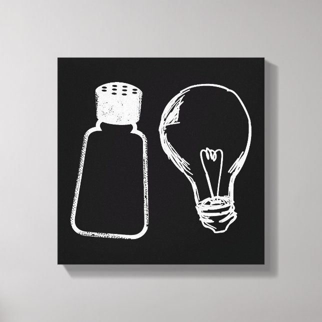 Salt & Light Be Ye Salt Bible Verses Matthew 513-1 Canvas Print (Front)