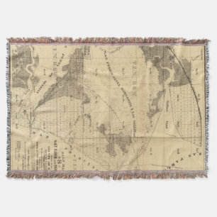 Salt marsh and tide lands throw blanket