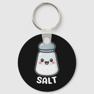 Salt Pepper Halloween Costume Couple Friend Duo Keychain