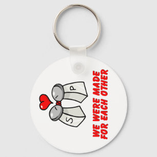 Salt & Pepper Keychain
