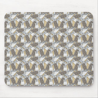 Salt & Pepper Pattern Mouse Pad