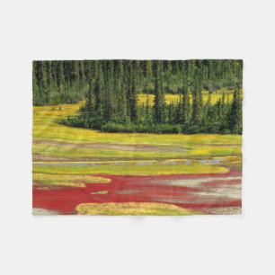 Salt Plain & Forest   Wood Buffalo National Park Fleece Blanket