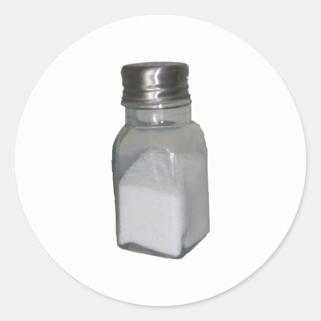 Salt Shaker Classic Round Sticker (Front)