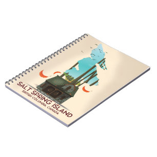 Salt Spring Island British Columbia Canada Notebook