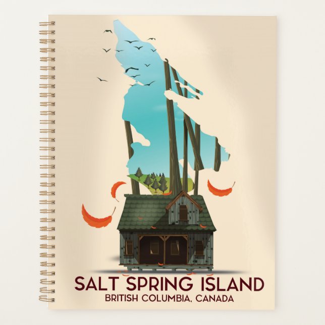 Salt Spring Island British Columbia Canada Planner (Front)