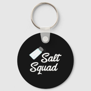 Salt Squad Glass Shaker Flavour Matching Group Keychain