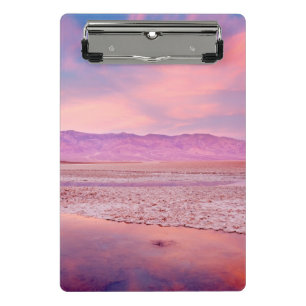 Salt Water Lake, Badwater, Death Valley Mini Clipboard