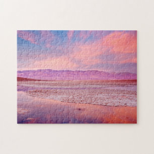 Salt Water Lake Death Valley Jigsaw Puzzle