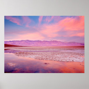 Salt Water Lake Death Valley Poster