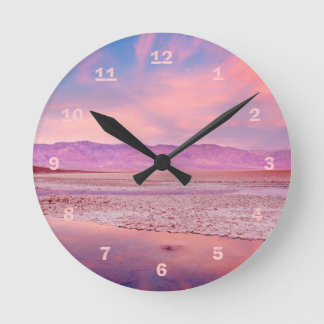Salt Water Lake Death Valley Round Clock