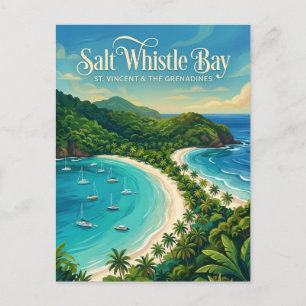 Salt Whistle Bay St. Vincent & Grenadines Postcard