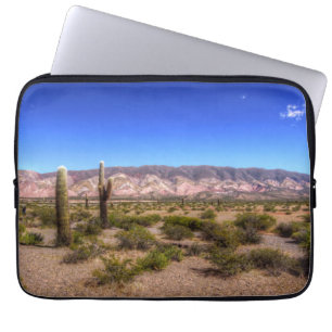 Salta Argentina Cactus Plants And Barren Hill Laptop Sleeve