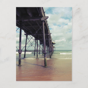 Saltburn-by-the-sea pier postcard