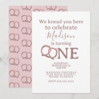 Salted Pretzel Twist 1st Birthday Party