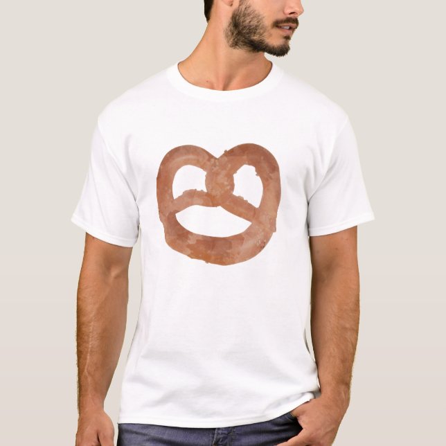 Salted Soft Pretzel  T-Shirt (Front)
