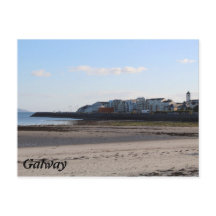 Salthill Beach Galway Postcard
