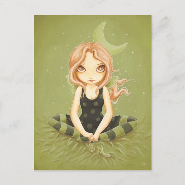 Salting Slugs - Fairy slug postcard (Front)