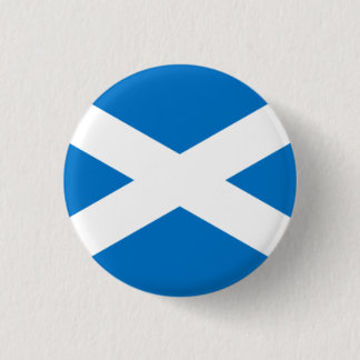 Saltire Badge 1 Inch Round Button