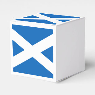 Saltire ~ Flag of Scotland Favor Box