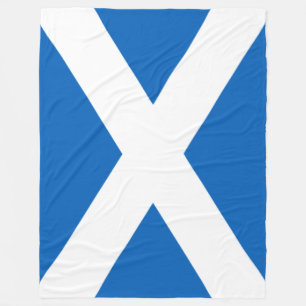 Saltire ~ Flag of Scotland  Fleece Blanket