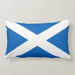 Saltire ~ Flag of Scotland Lumbar Pillow
