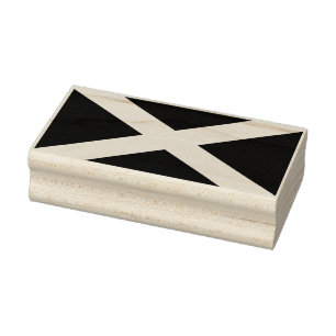 Saltire ~ Flag of Scotland Rubber Stamp