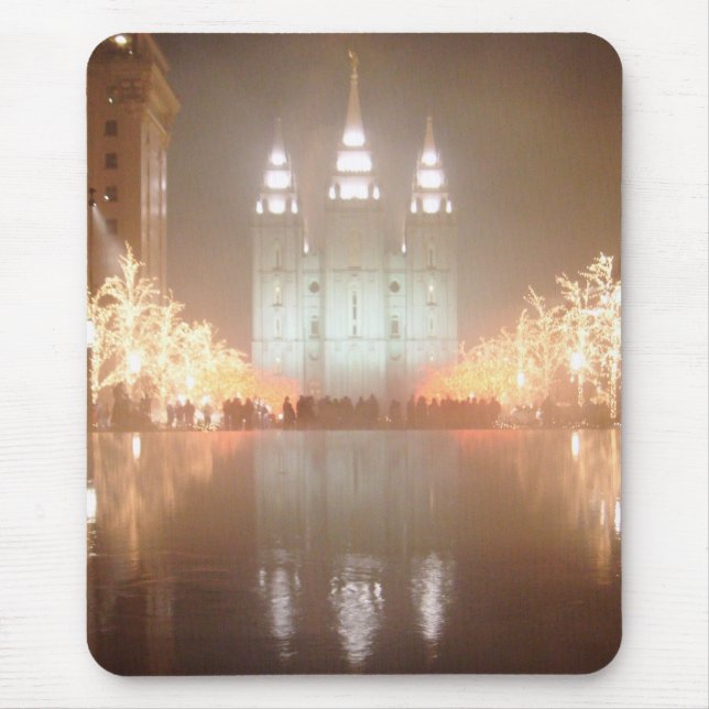 SaltLakeTempleFog Mouse Pad (Front)