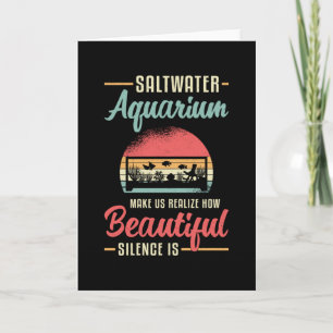 Saltwater Aquarium Aquatic Fish Tank Aquarist Card