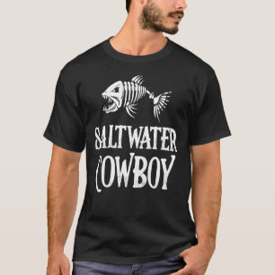Saltwater Cowboy - Fishing Angler Classic T-Shirt