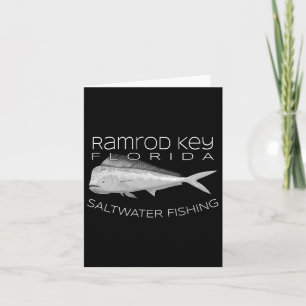 Saltwater Deep Sea Fishing Ramrod Key Florida Mahi Card