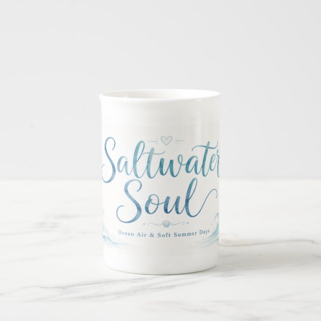Saltwater Soul Ocean Lover Mug (Front)