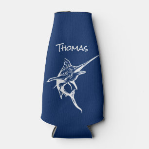 Saltwater Swordfish Nautical Can Coolers