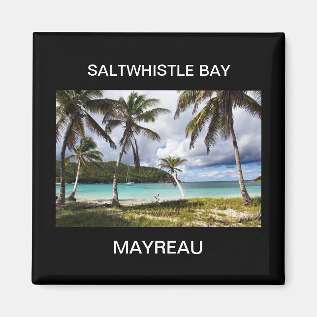 Saltwhistle Bay, Mayreau, Caribbean Island Magnet (Front)