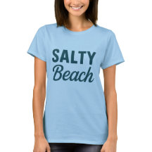 Salty Beach Life Coastal Teal Ocean Graphic Print