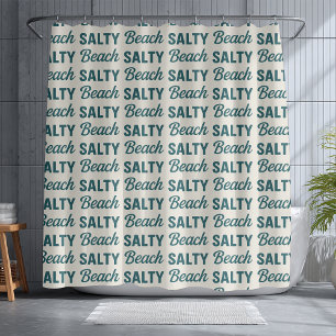 Salty Beach Sand & Teal Coastal Life Surf Graphic 