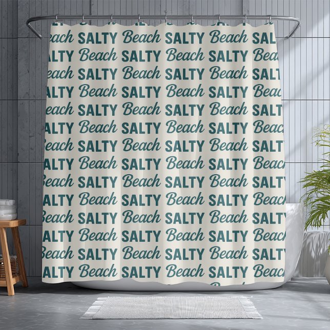 Salty Beach Sand & Teal Coastal Life Surf Graphic  (Creator Uploaded)