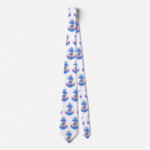 Salty But Sweet Nautical Anchor Tie