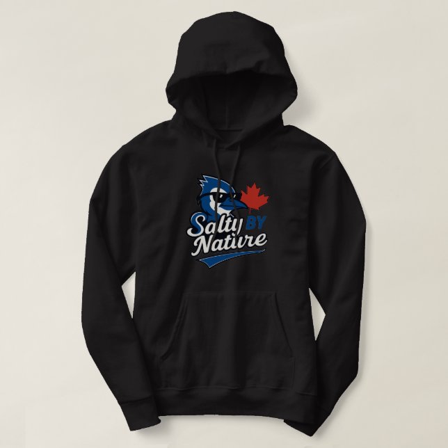 Salty By Nature “Blue Jay Energy” Hoodie (Design Front)