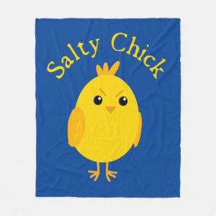 Salty Chick  Fleece Blanket