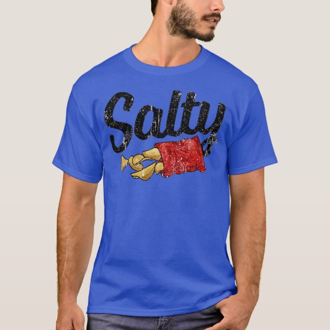Salty Chips Funny T-Shirt (Front)