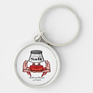 Salty Crab, MeWarriorWoman on Twitch Keychain